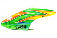 Airbrush Fiberglass Green X-mas Canopy - BLADE 450X/3D